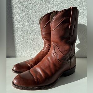Tecovas Brown ‘The Earl’ Roper Boots Calfskin 1002 Men’s Size 11.5 D